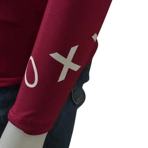 Roxy Whole Hearted Long Sleeve Rash Guard Pink Junior Size 10 - Picture 5 of 10